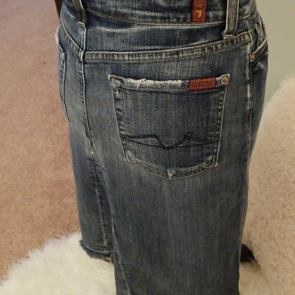 Denim Jean Skirt - Picture 3 of 6